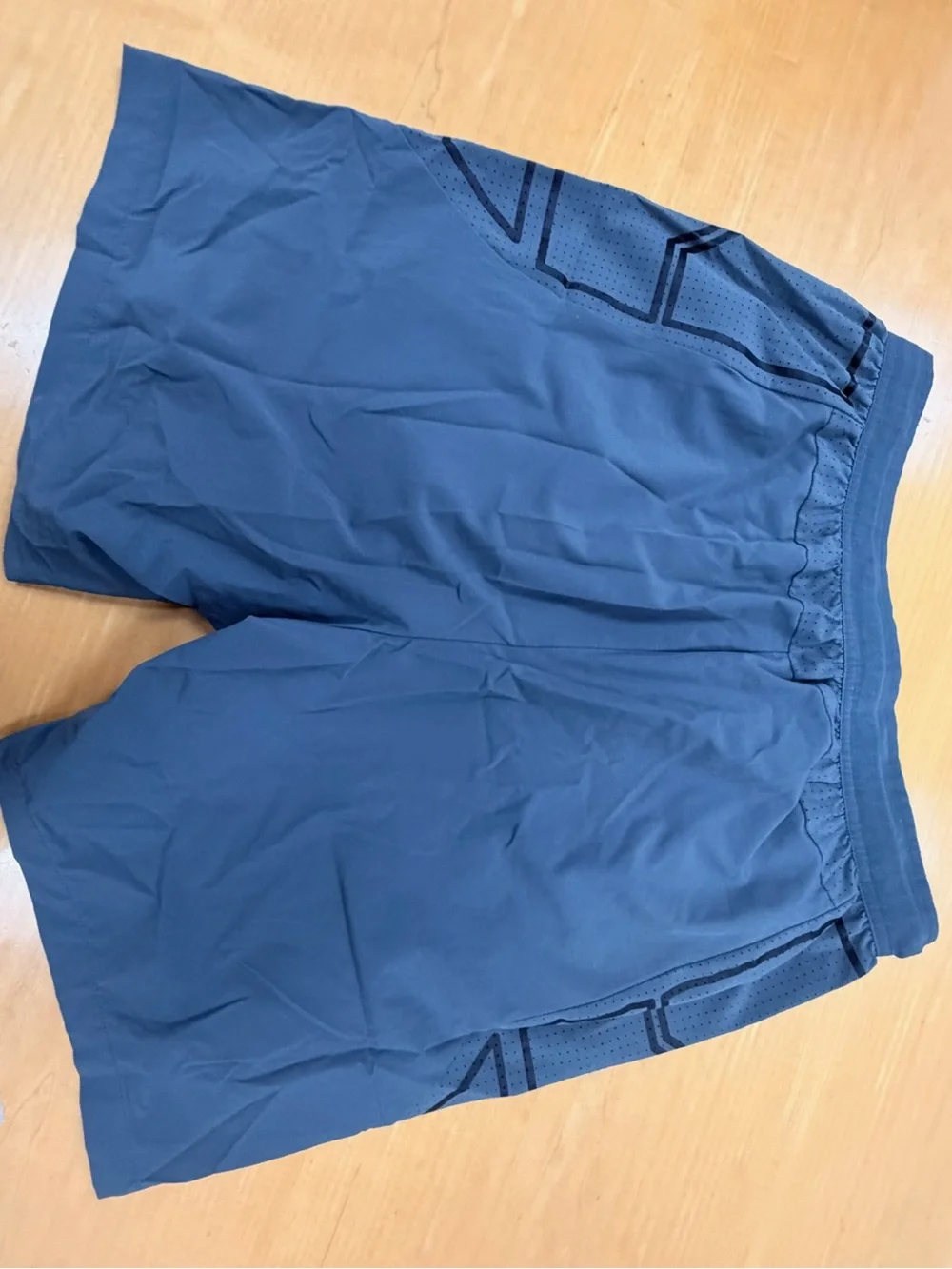 Nike Men's Teal Athletic Shorts with Black Accents